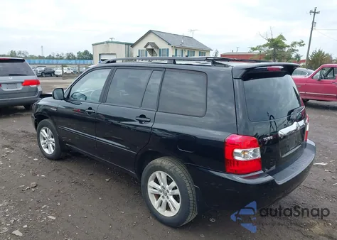 2006 Toyota Highlander Hybrid V6 z USA, uszkodzony, nr VIN JTEDW21A460013874